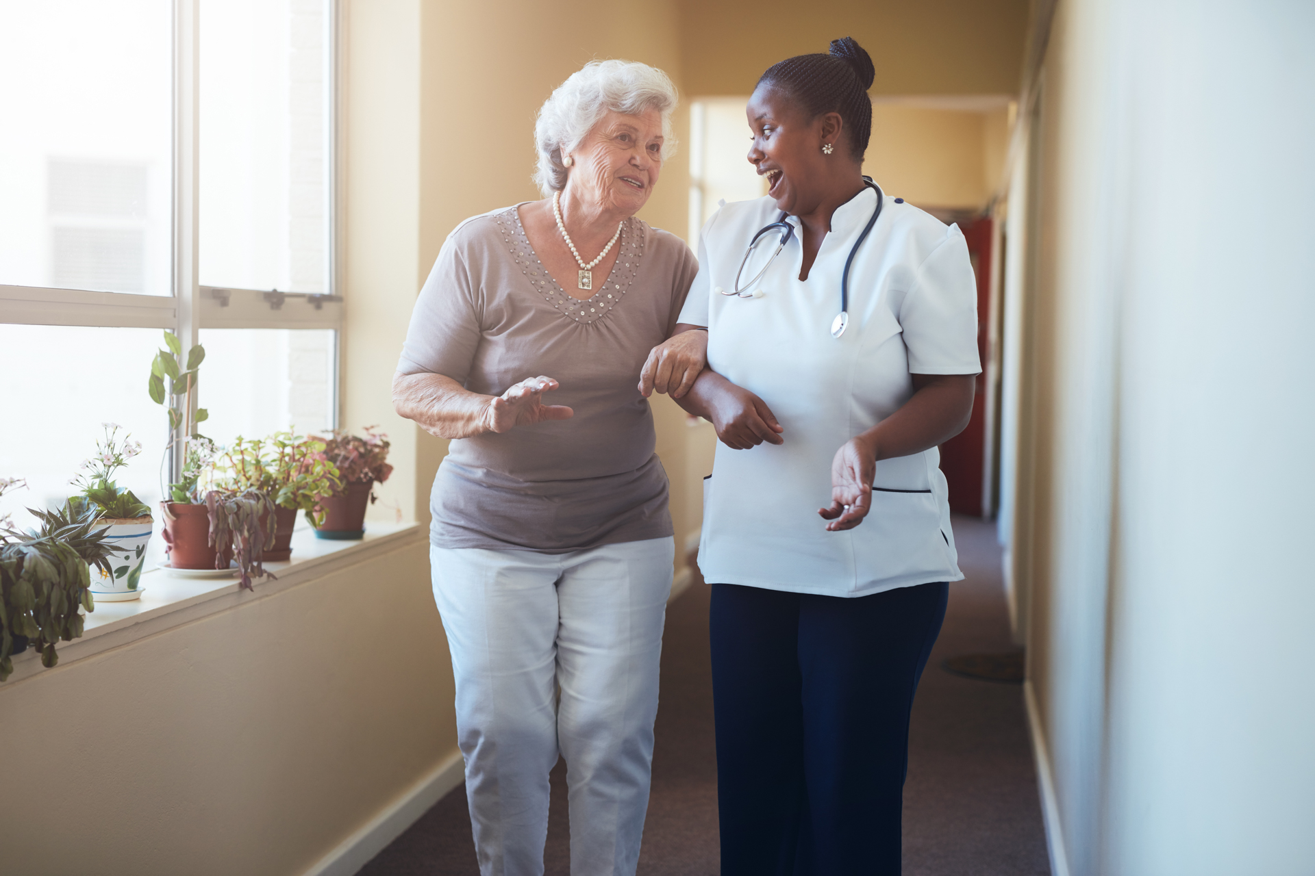 In-home physical and occupational therapy rehabilitation session
